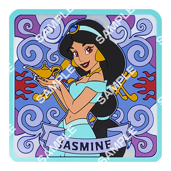 フラットガシャポン】“ディズニープリンセス” クリアラバーコースター