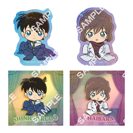 フラットガシャポン】名探偵コナン ちぢませ隊ステッカーコレクション2