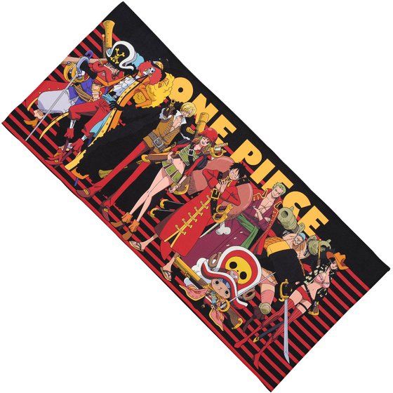 ONE PIECE FILM Z マイクロファイバースポーツタオル 麦わらの一味決戦