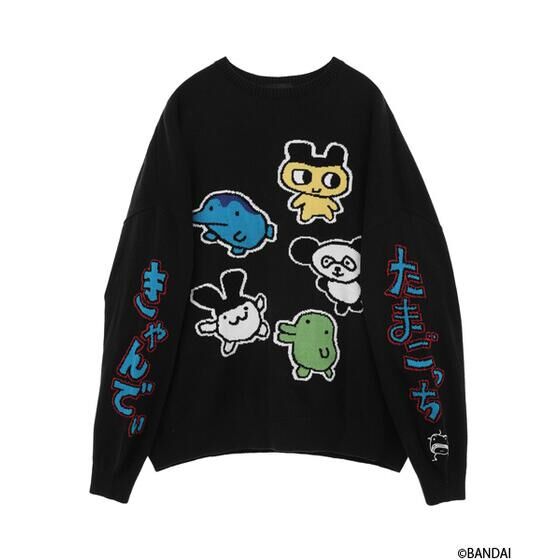 たまごっち×CANDY STRIPPER】たまごっちときゃんでぃ KNIT