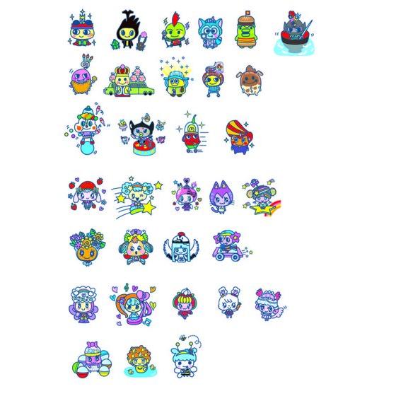 たまごっち17周年企画商品「たまデコピアス アニバーサリーチェンジ