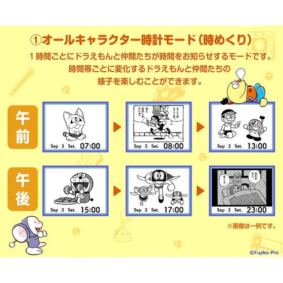 藤子・F・不二雄キャラクターの『デジタル腕時計』登場！「ドラえもん