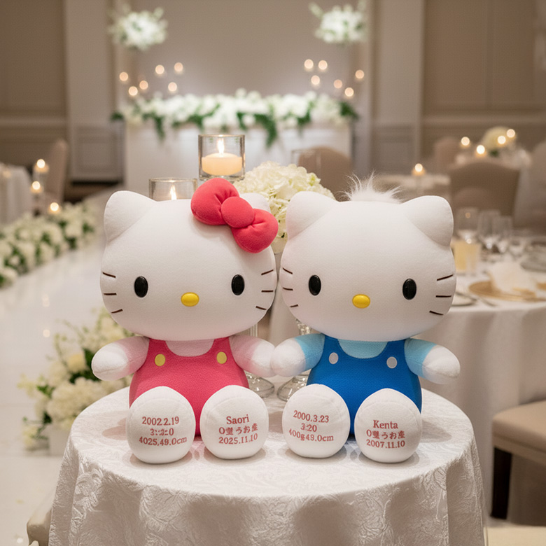 ハローキティ】ウェイトドール：セミオーダー| 体重ベア・ウェイト
