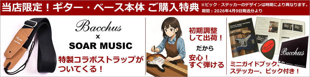 TF4-PLD BLK-MH (Bacchus / バッカス) エレキベース