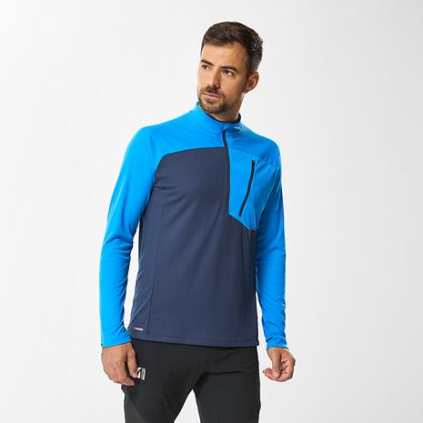 モルフォ ジップ ロングスリーブ / MORPHO ZIP LS M MIV9851 SAPHIR