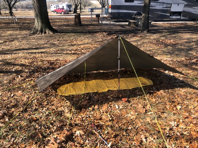 MLD Monk Tarp w/Guy Lines and Line Locks Silnylon - Backpacking Light