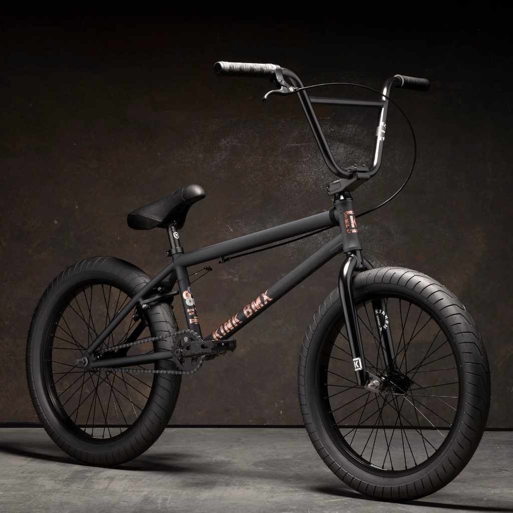 KINK BMX 20 室内保管、走行少、美品 レアブレーキ付 ブラック ブルー