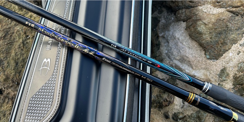 アテンダー3＆マスターモデル2実釣比較】がま磯トップ2の胴調子竿の