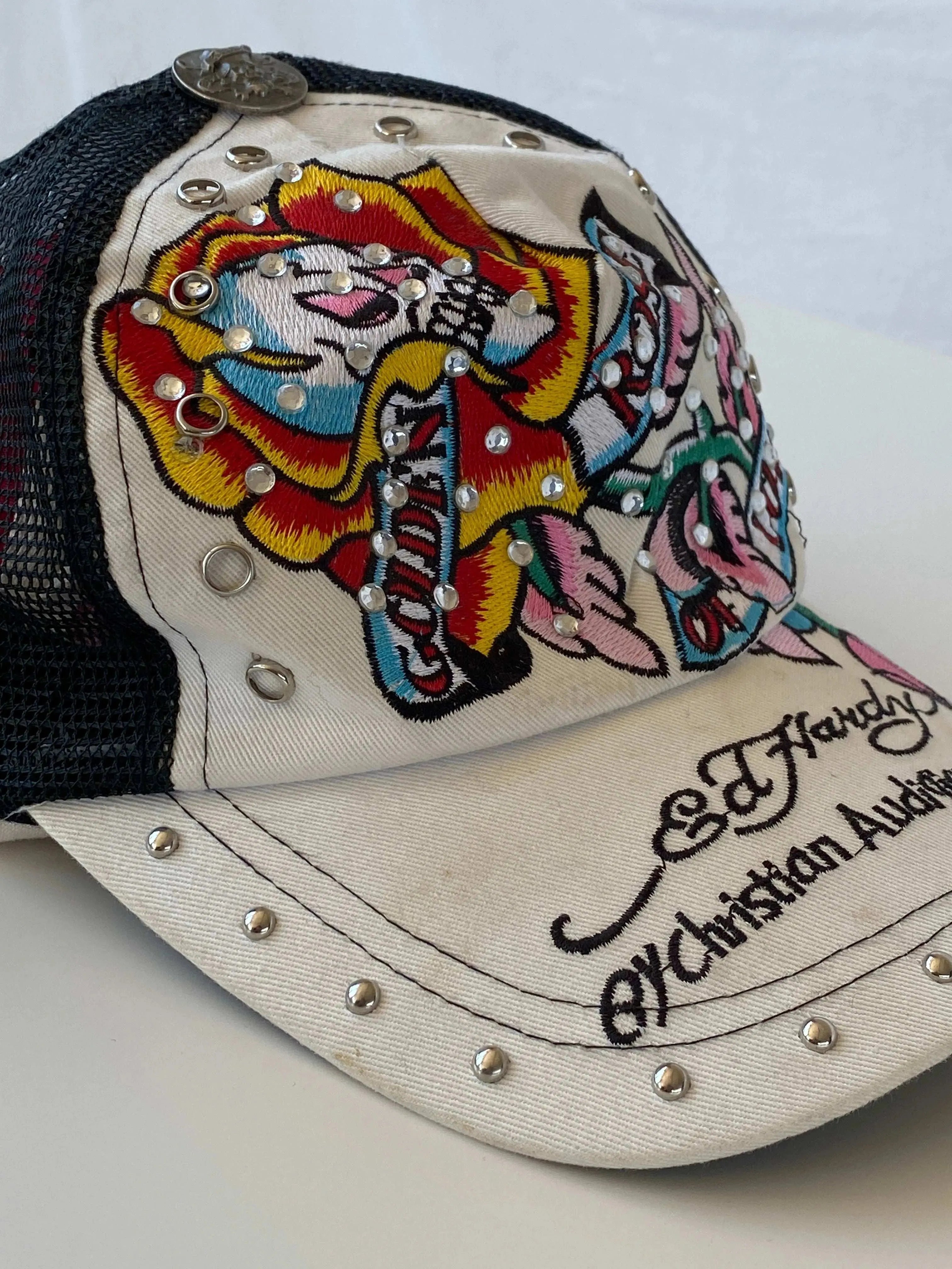 Vintage Ed Hardy Hat Cap By Christian Audigier - Everyday - Unique