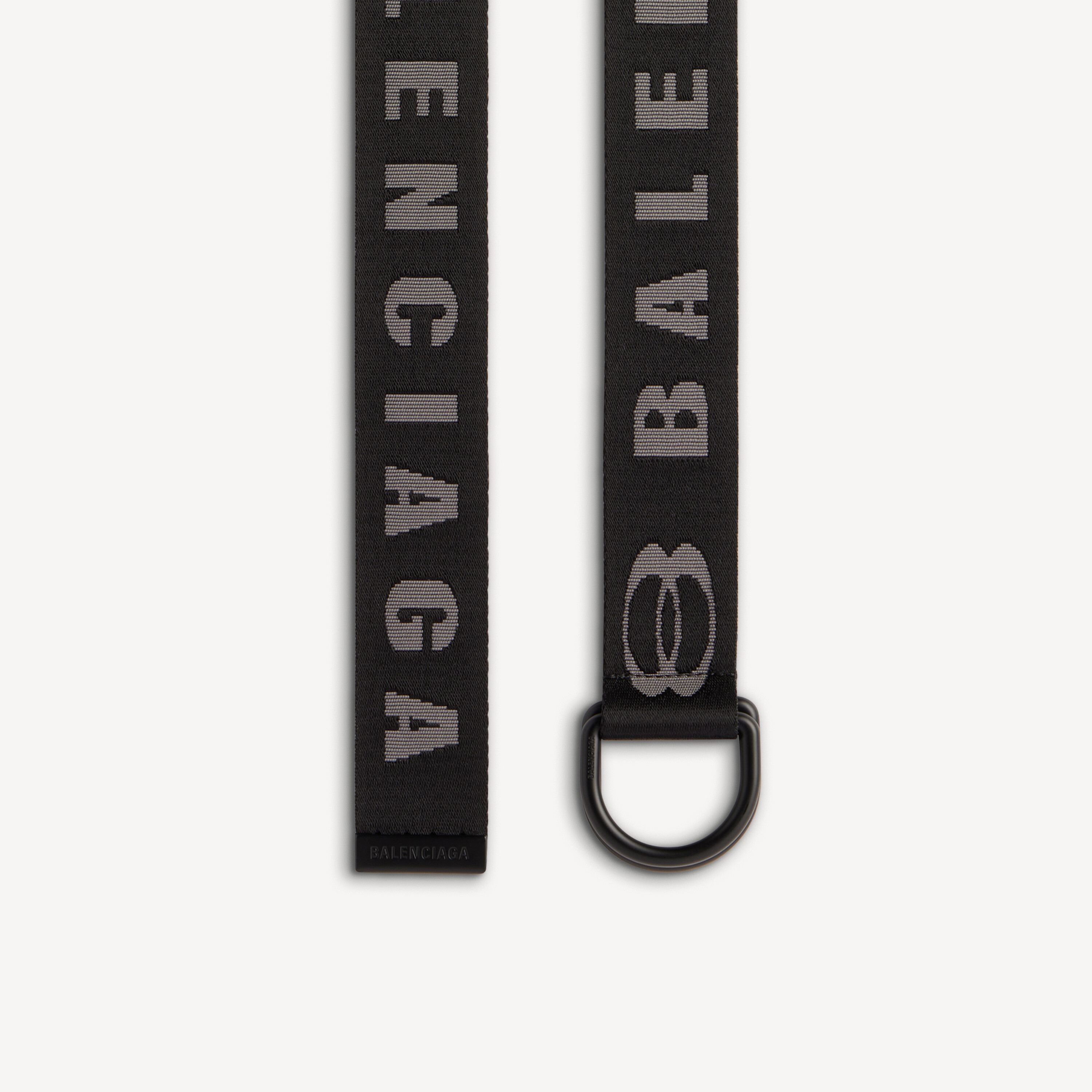 Men's D Ring Belt in Dark Grey | Balenciaga HK