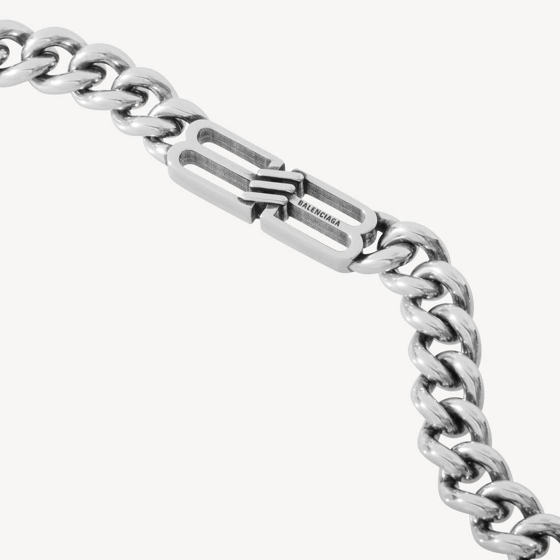 Bb Icon グルメットネックレス で アンティークシルバー | Balenciaga