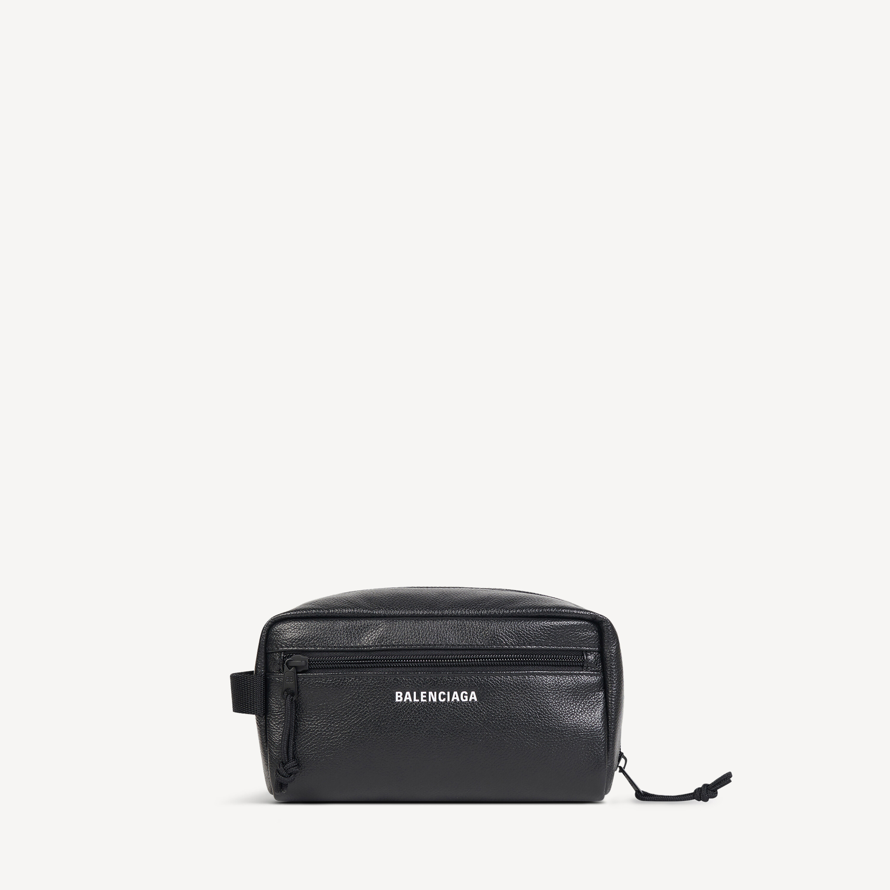 Men's Explorer Toiletry Pouch in Black | Balenciaga US