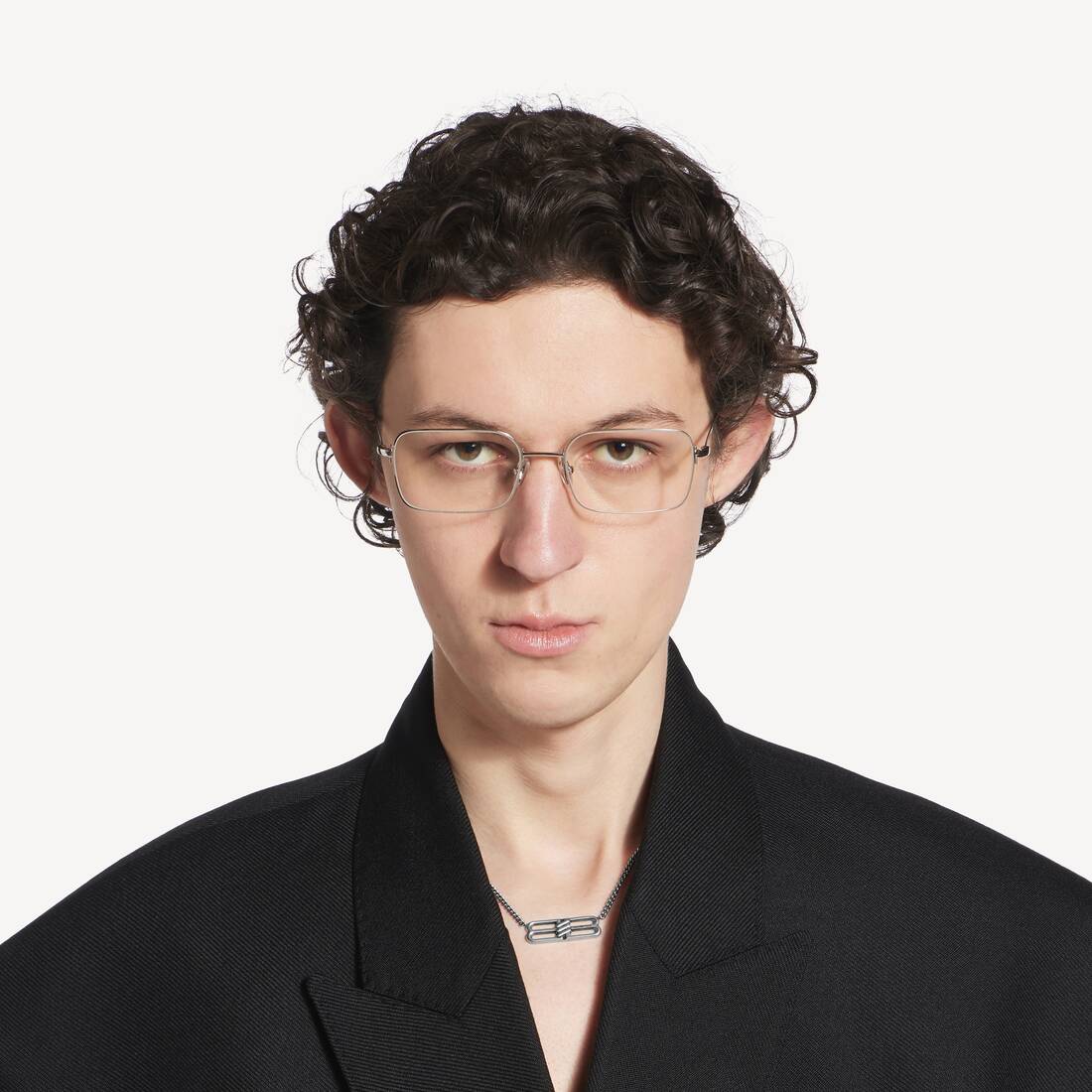 Bb Icon Necklace in Antique Silver | Balenciaga US