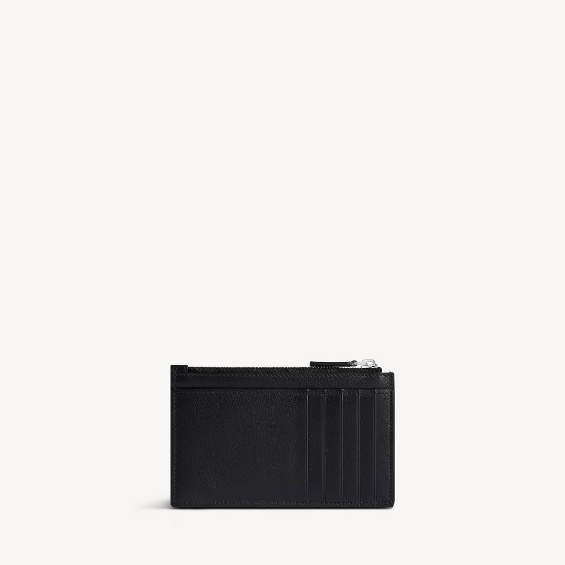 Men's Credit Long Coin And Card Holder in Black | Balenciaga US