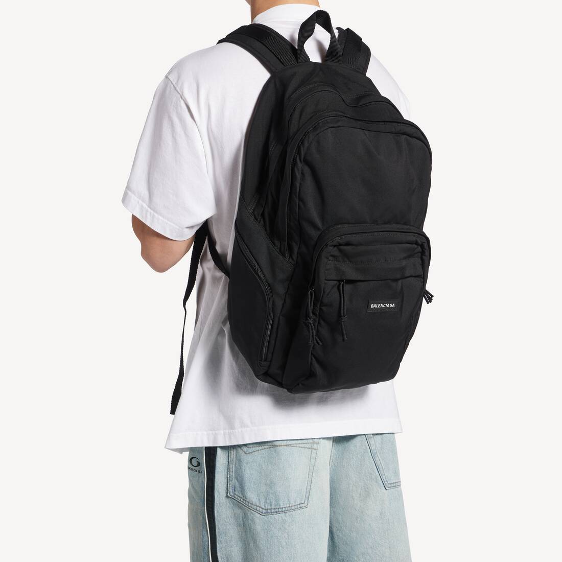 Men's Explorer Multipocket Backpack in Black | Balenciaga US