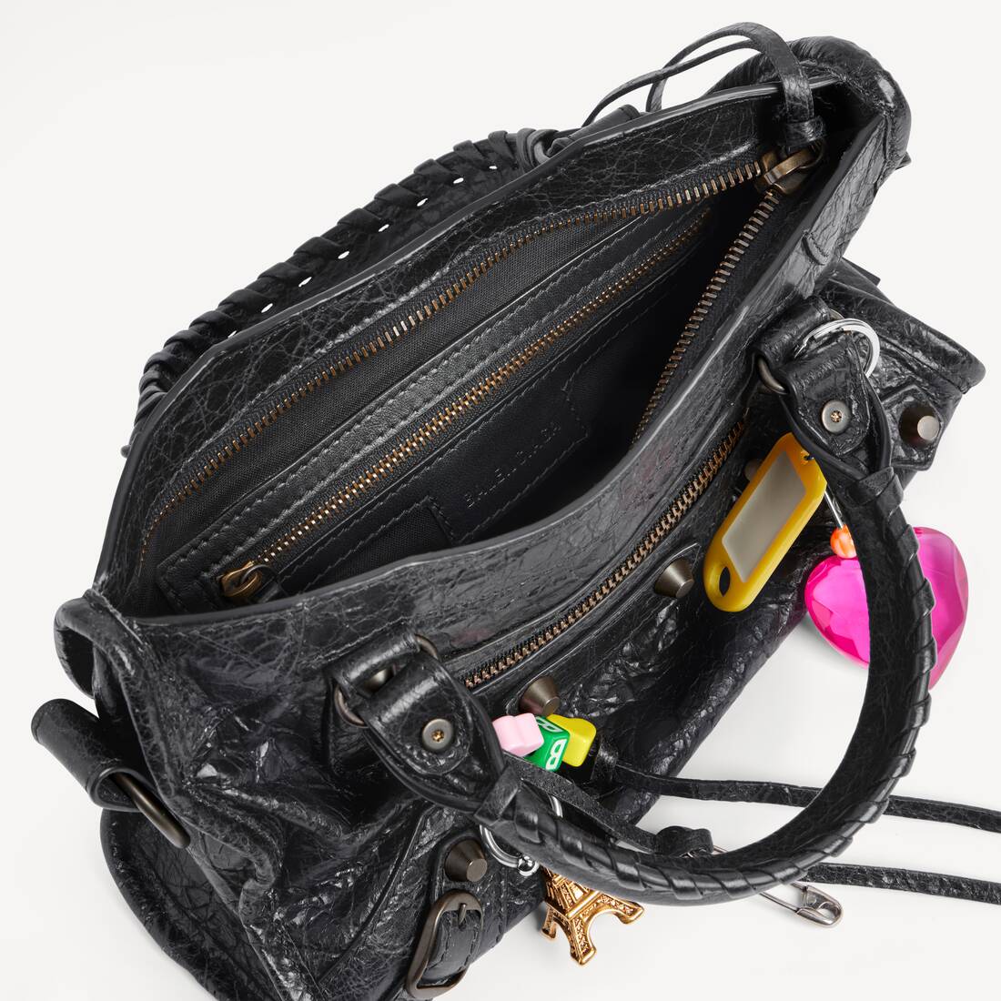 ブラック の ウィメンズ Le City バッグ ミニ チャーム付き