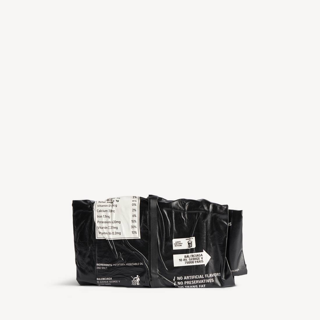 Chips Clutch Wallet in Black | Balenciaga US