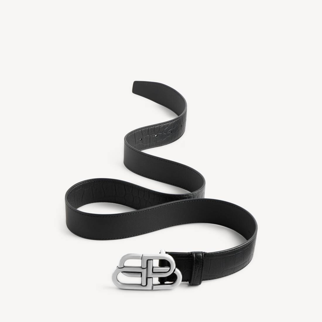 ブラック の メンズ Bb ラージ ベルト | Balenciaga JP (バレンシアガ）