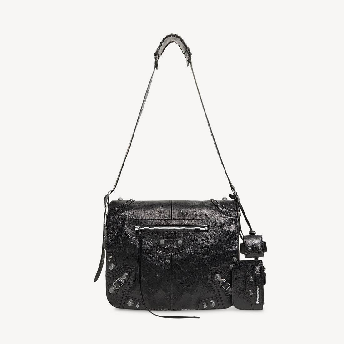 ブラック の メンズ Le Cagole メッセンジャーバッグ ミディアム