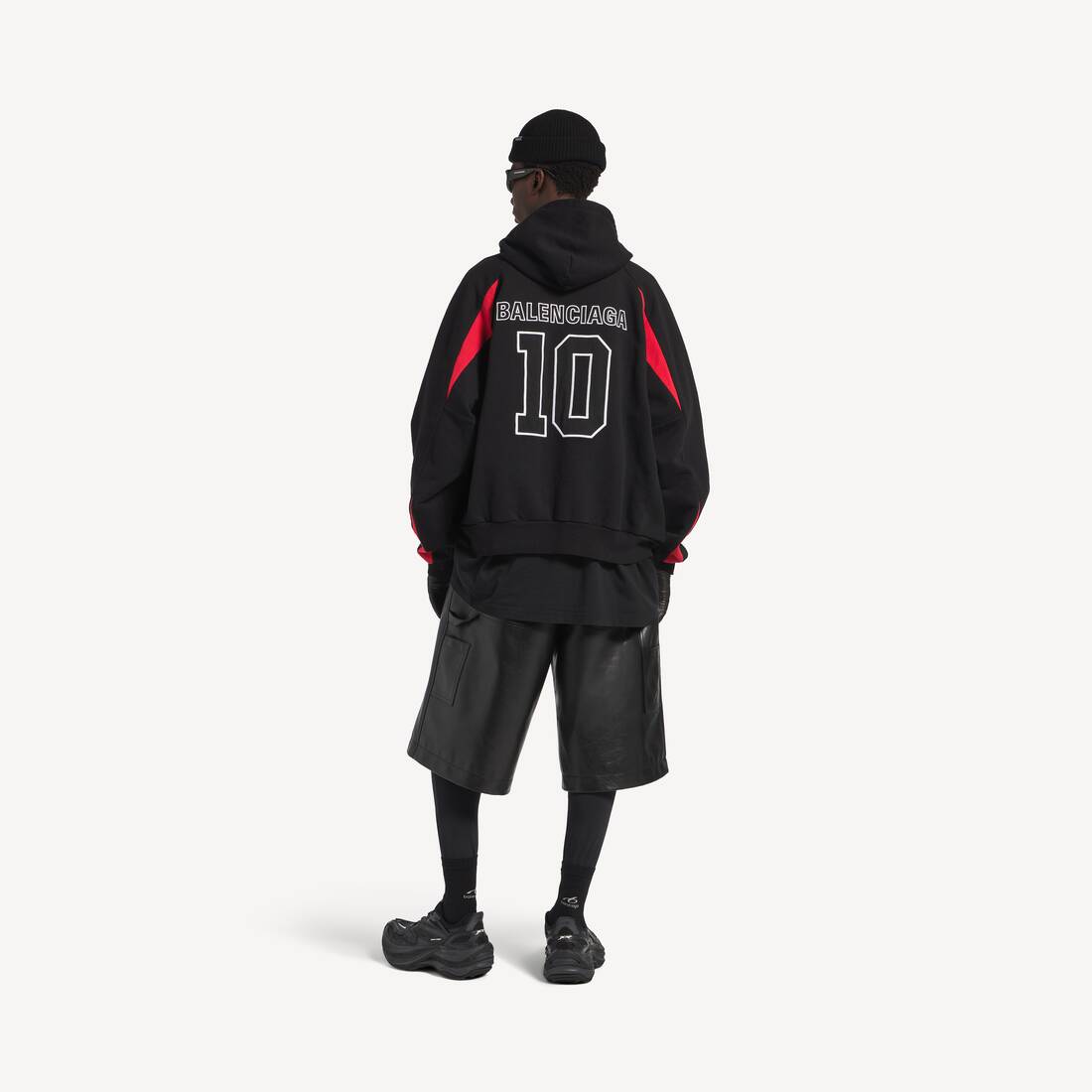 Men's Balenciaga | Nba Collaboration Oversized Zip-up Hoodie in