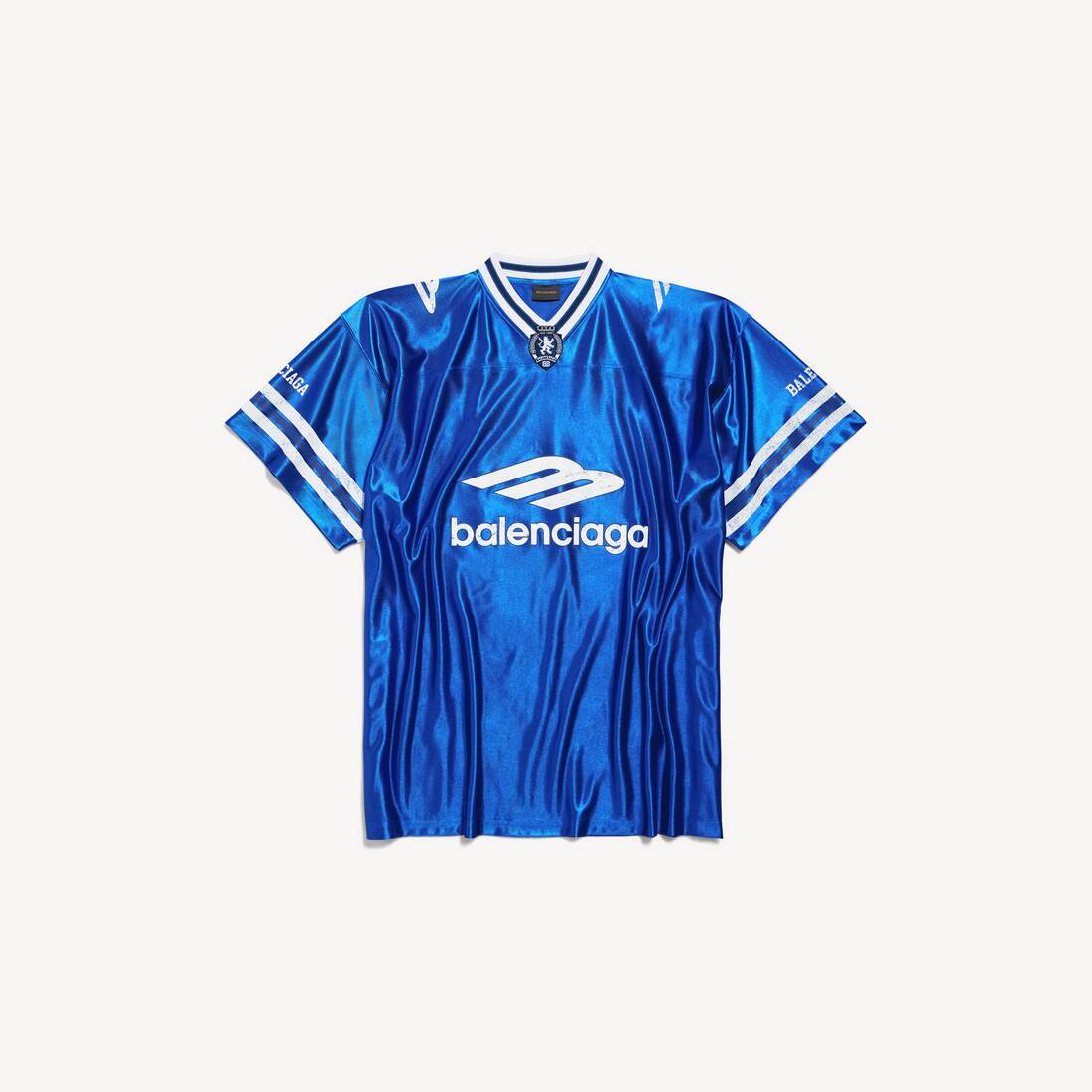 ロイヤルブルー/ホワイト の メンズ 3b Football Vネック Tシャツ