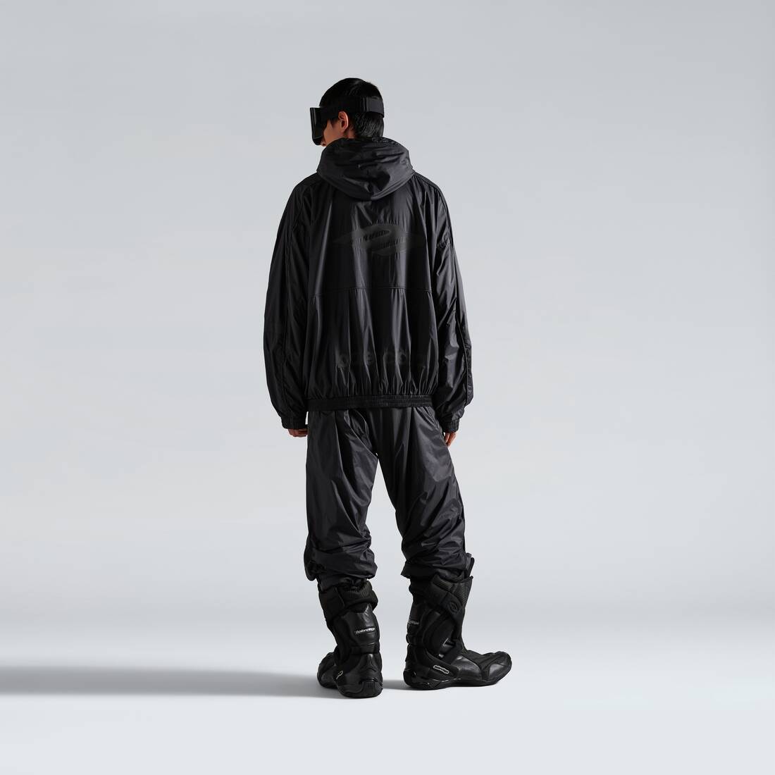 3b Sports Icon Ski Tracksuit Hoodie in Black | Balenciaga US