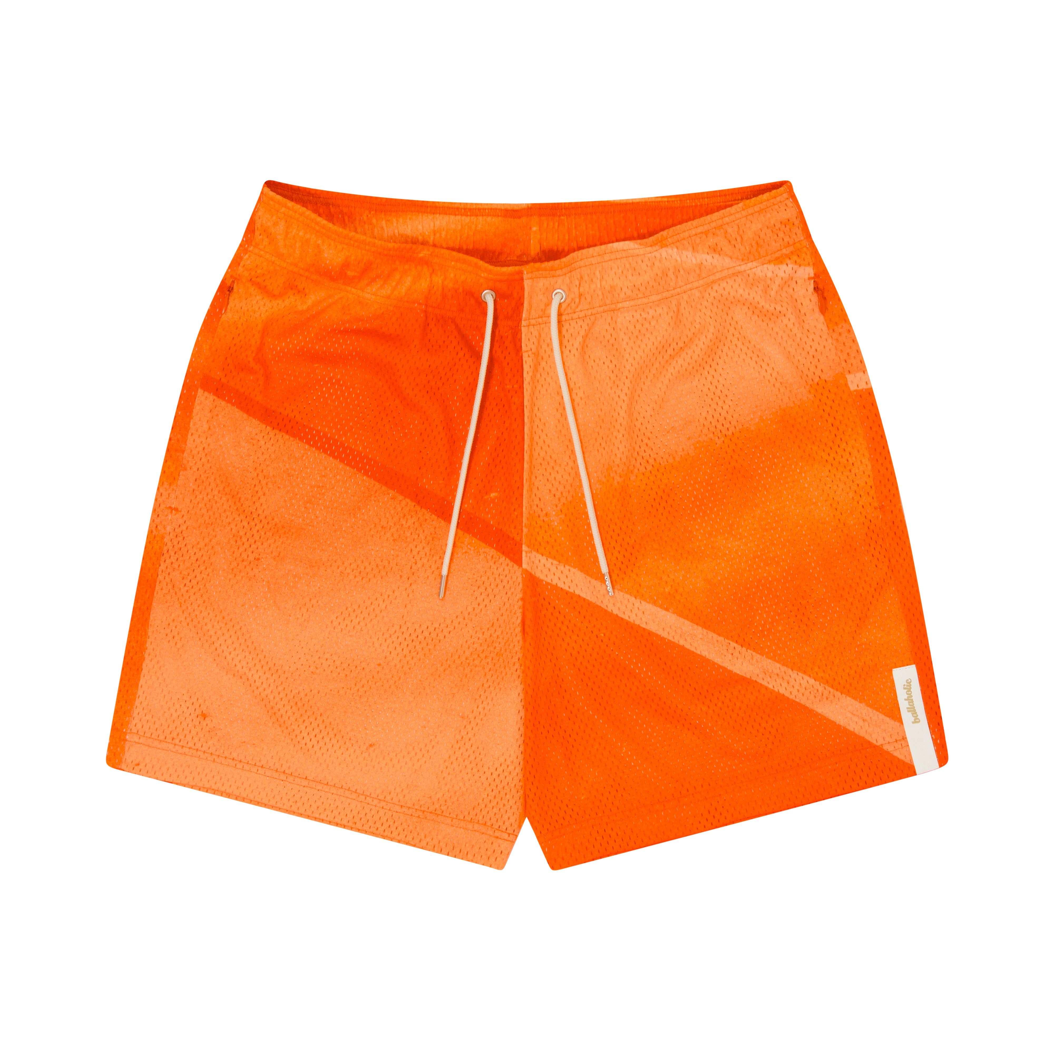 Courtline Zip Mesh Shorts (orange) – ballaholicオンラインショップ