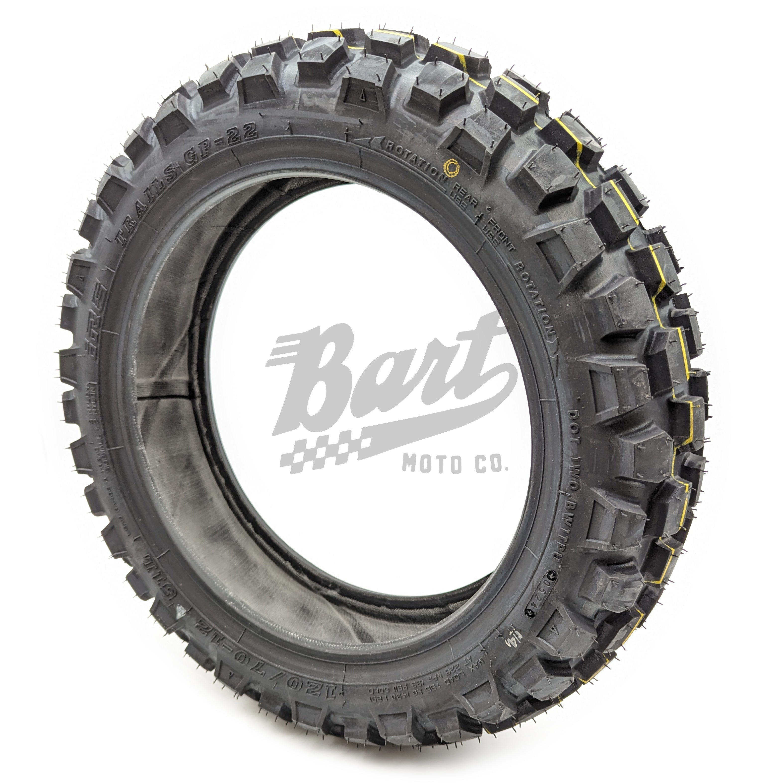 IRC GP22 Dual Sport Tire 120/70-12 (Front or Rear) – Bart Moto Co