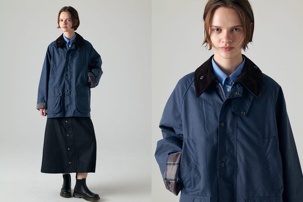2025年秋冬の定番ワックスジャケットから新色「ウォッシュドコバルト