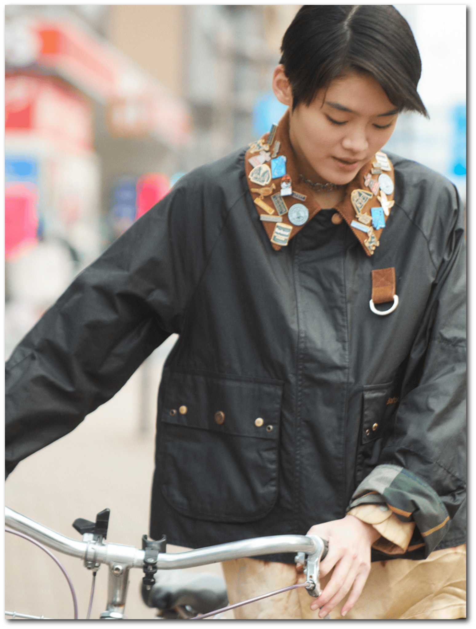 軽やかなムードに衣替え。春もバブアーと一緒に。Barbour meets GINZA