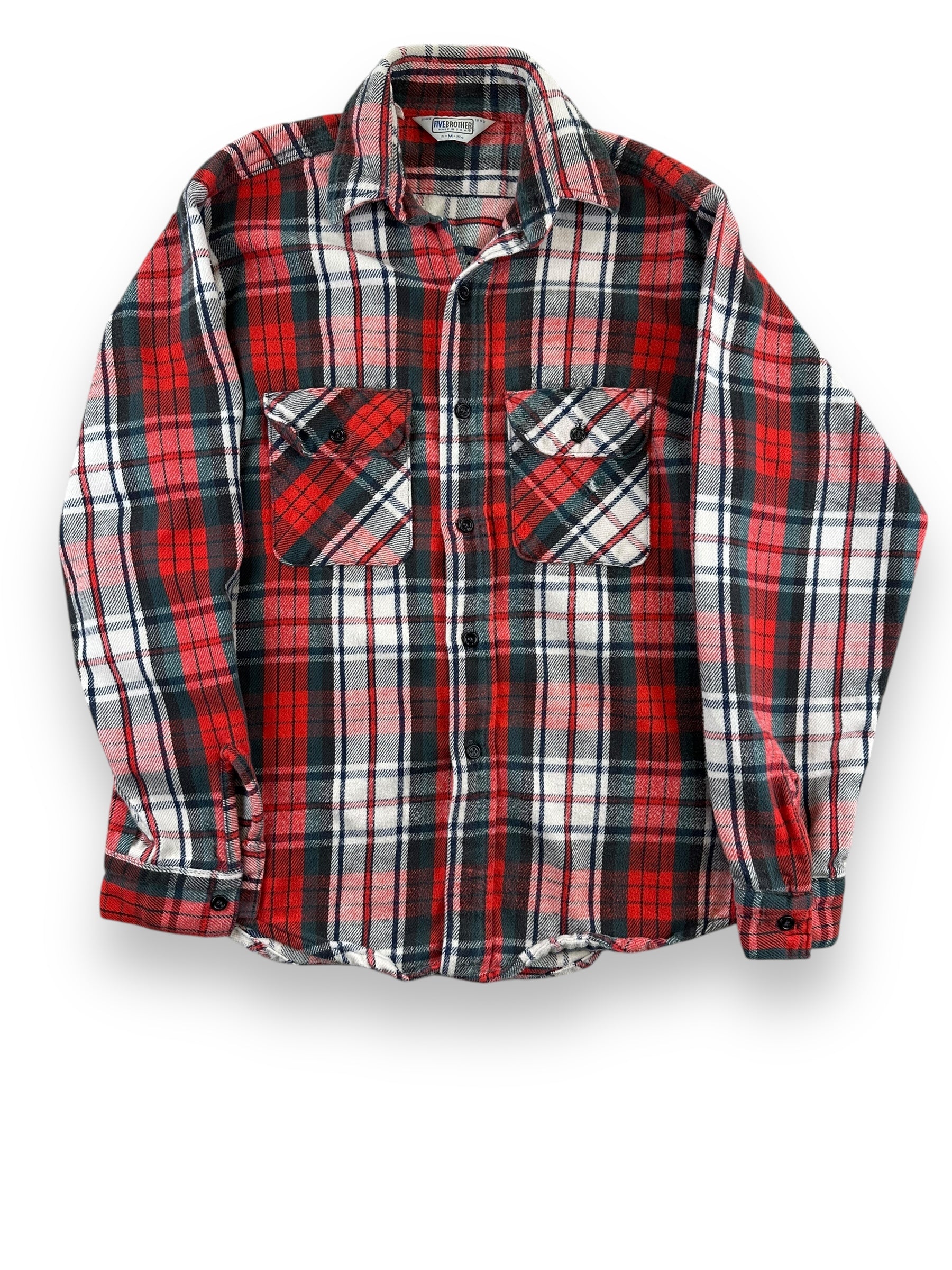 Vintage Five Brothers Cotton Flannel SZ M – The Barn Owl Vintage Goods