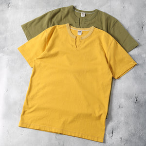 Season Color】“STANDARD” COZUN スキッパーネック Tシャツ BR-8147