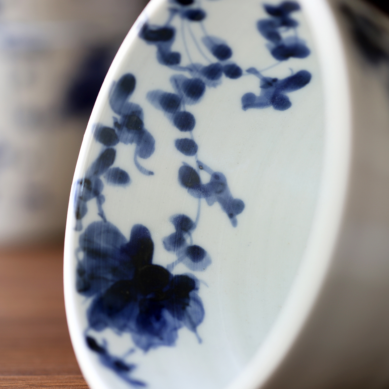 松尾貞一郎 ｜ そば猪口（染付唐草紋）貞土窯・有田 | にっこう生活館