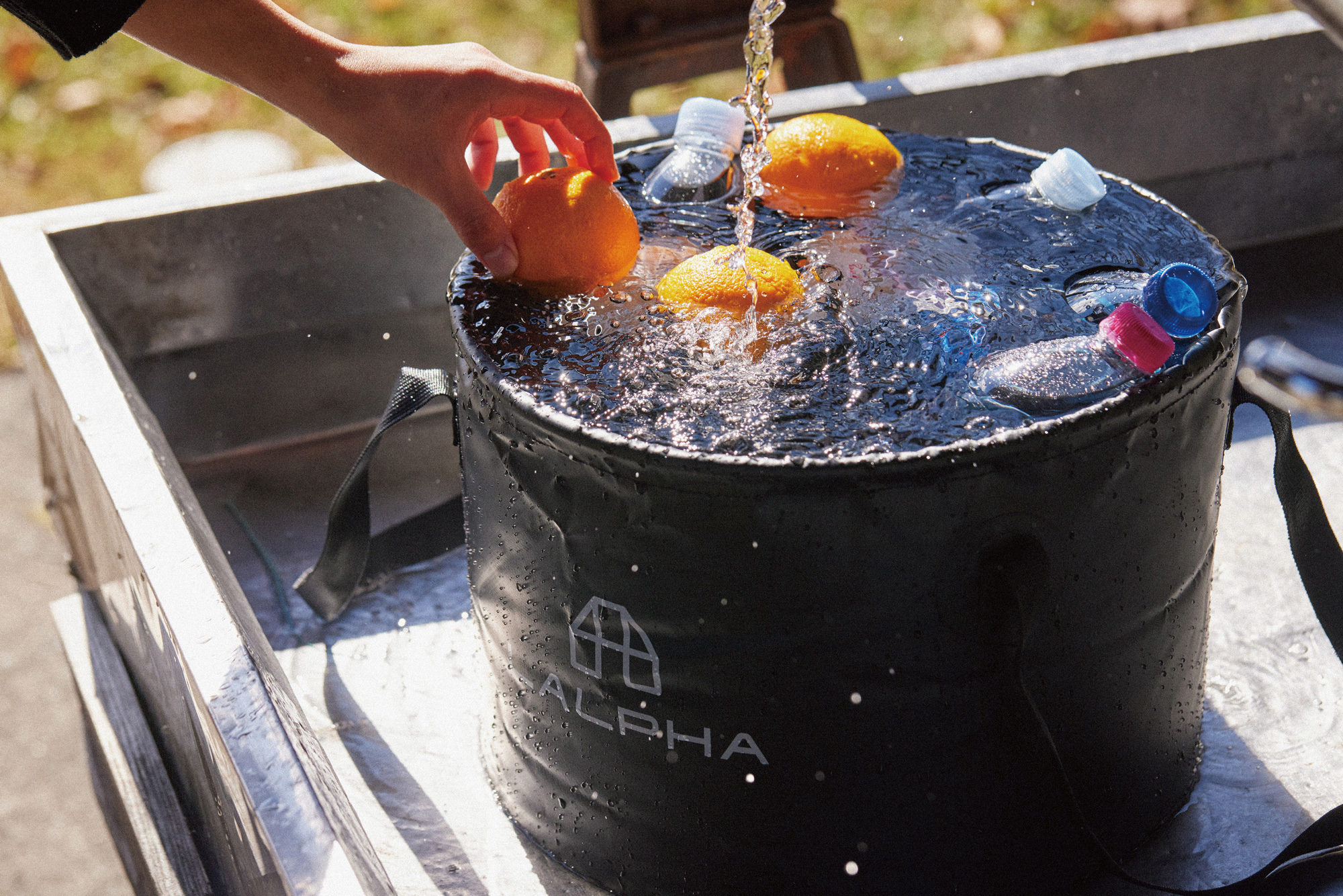 キャンプバケツ（UG-150BK） | アウトドア・キャンプ用品【LALPHA公式