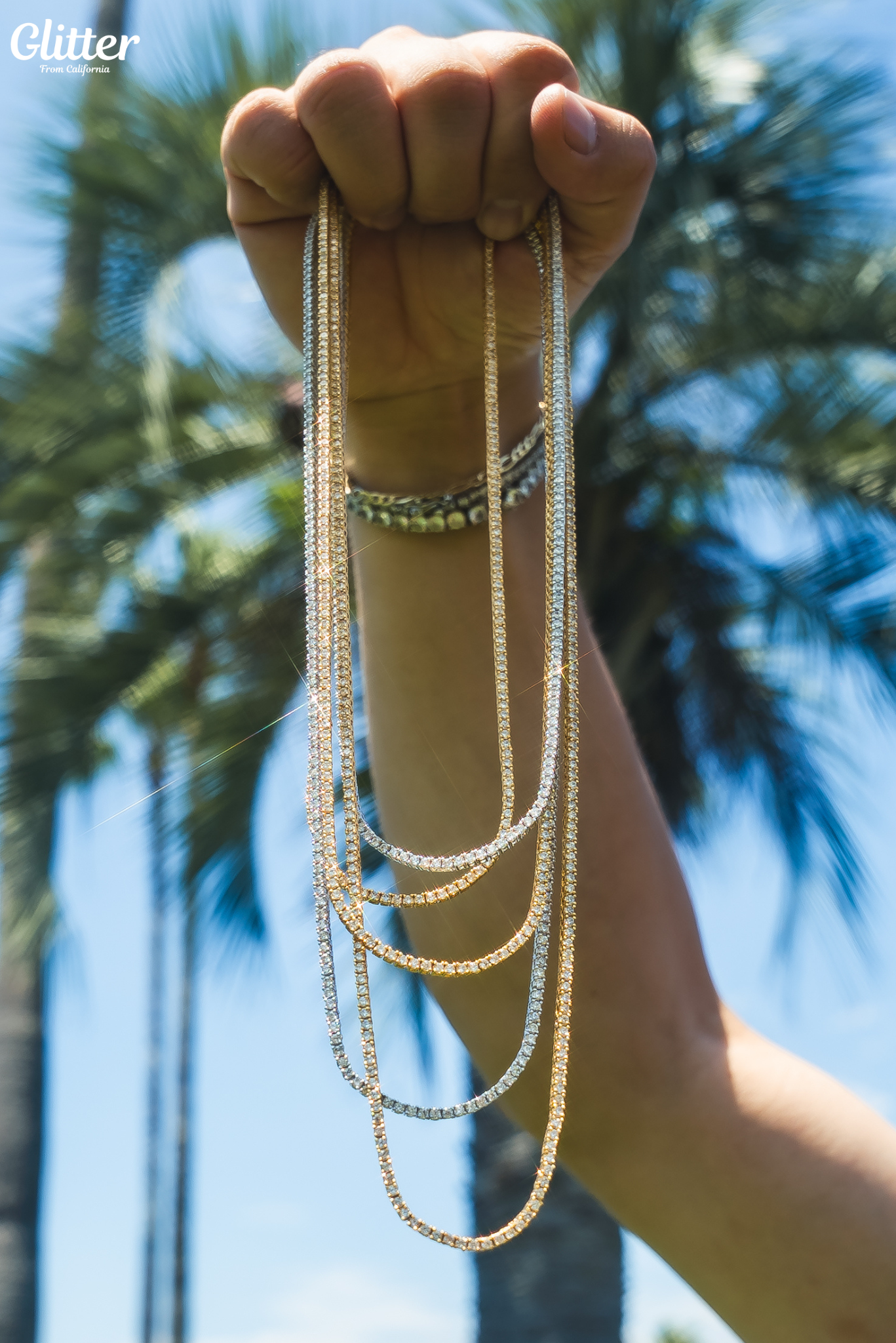 Luxury Tennis Necklace 【2mm】 | Glitter