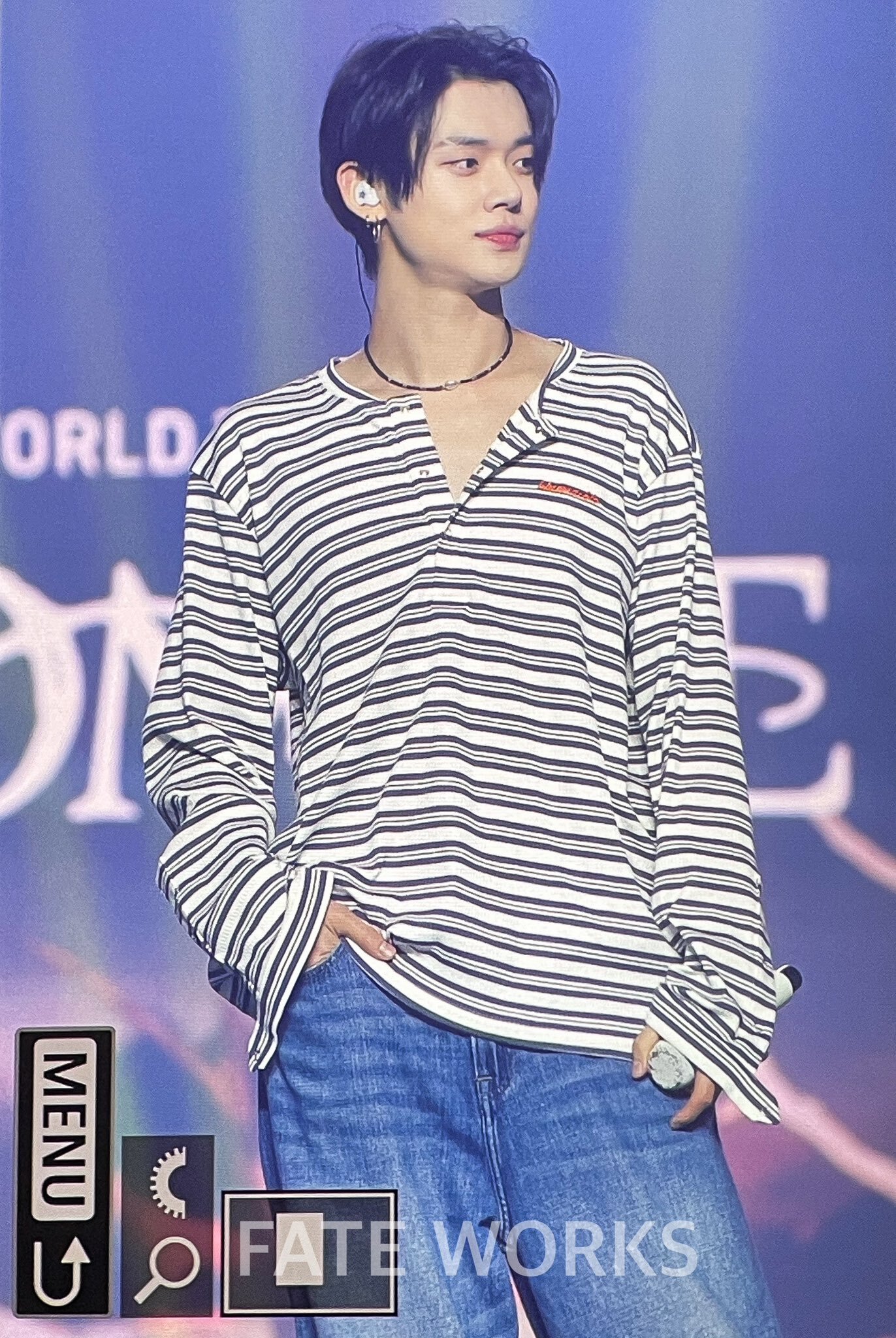 在庫少なめ！！！☆TXT ヨンジュン 着用！！【BLUEMARBLE】White Gray