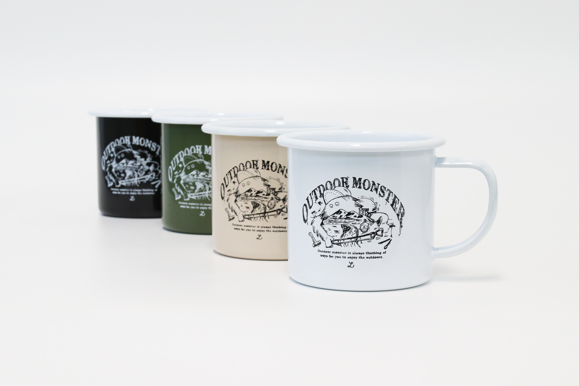 アウトドアモンスター】ホーローマグカップ | アウトドア・キャンプ