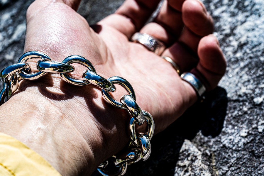 BN-049 Homage Bracelet Move Lサイズコマ 1ｹ | WAKAN SILVER SMITH