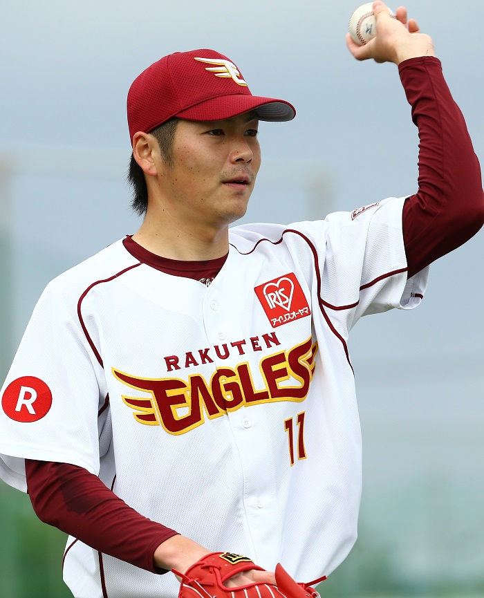 プロ支給品 実使用 塩見貴洋 楽天イーグルス ナイキ 投手 限定ラベル