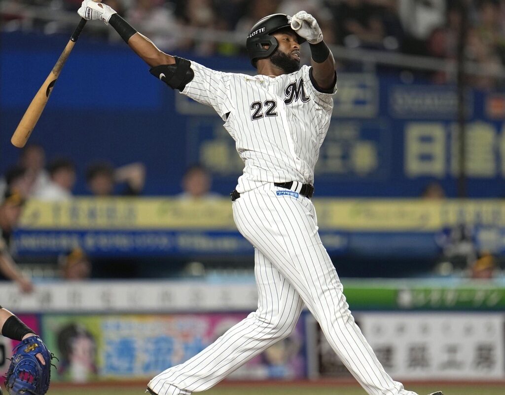 ロッテ・ポランコ「昨日、荻野先生からストライクだけ、思いきり打ち