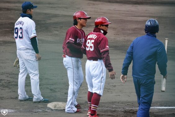 楽天・小森航大郎が古巣ヤクルト戦で躍動 三木監督は凡打の内容を評価