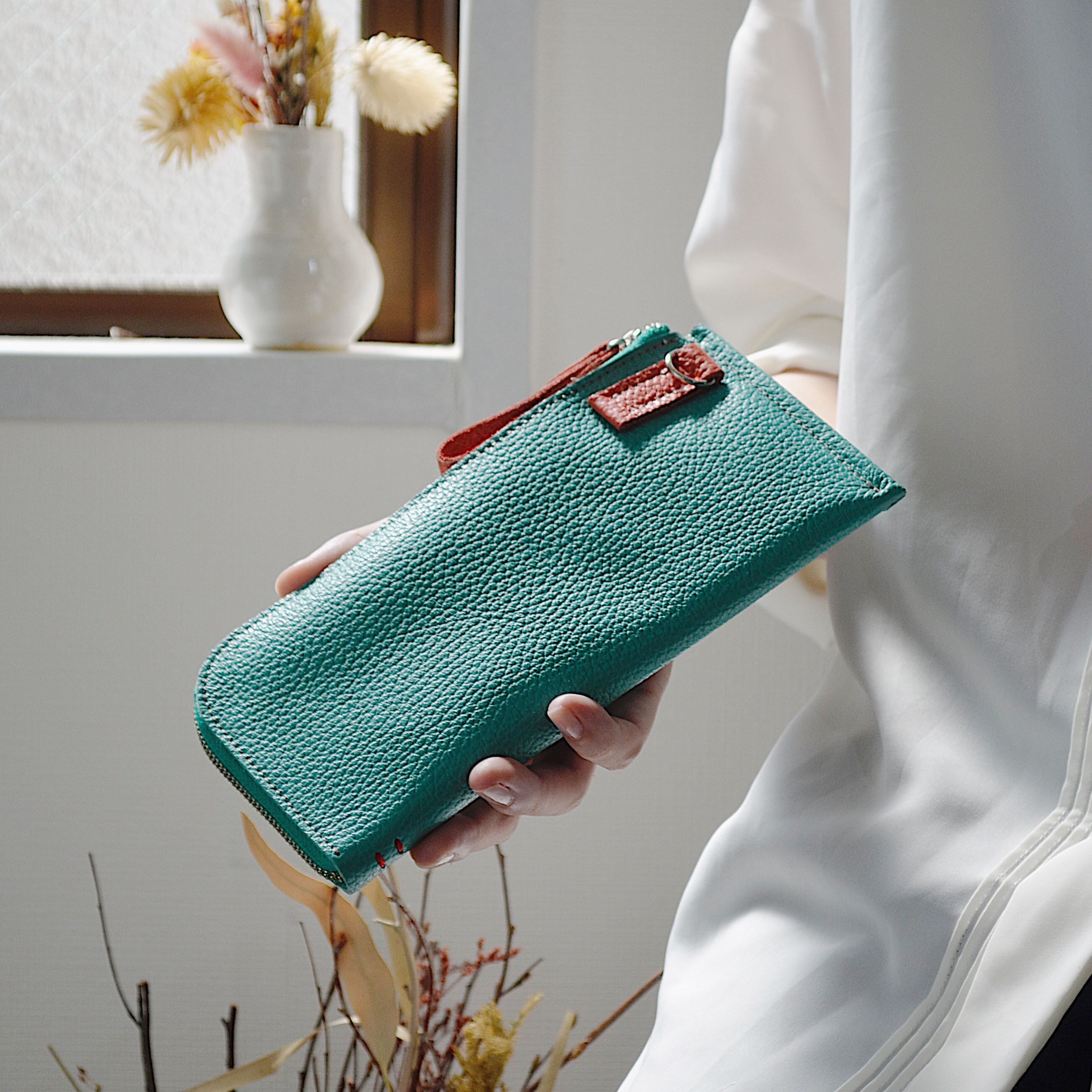 ロングLジップウォレット】COLFUL L | R/E SIDE（リサイド）便利な革製品