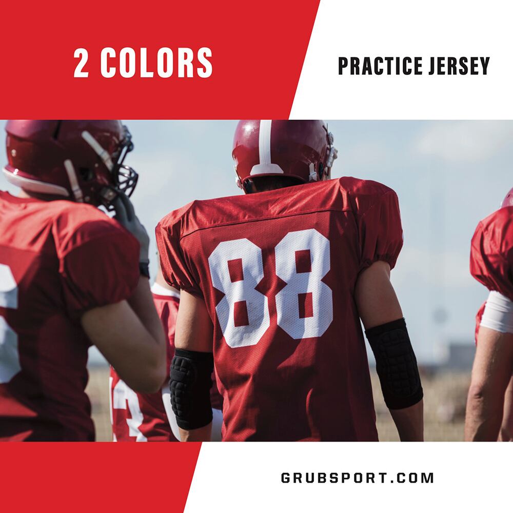 Grub SPORT Practice Jersey｜カスタム対応アメフト練習ジャージ