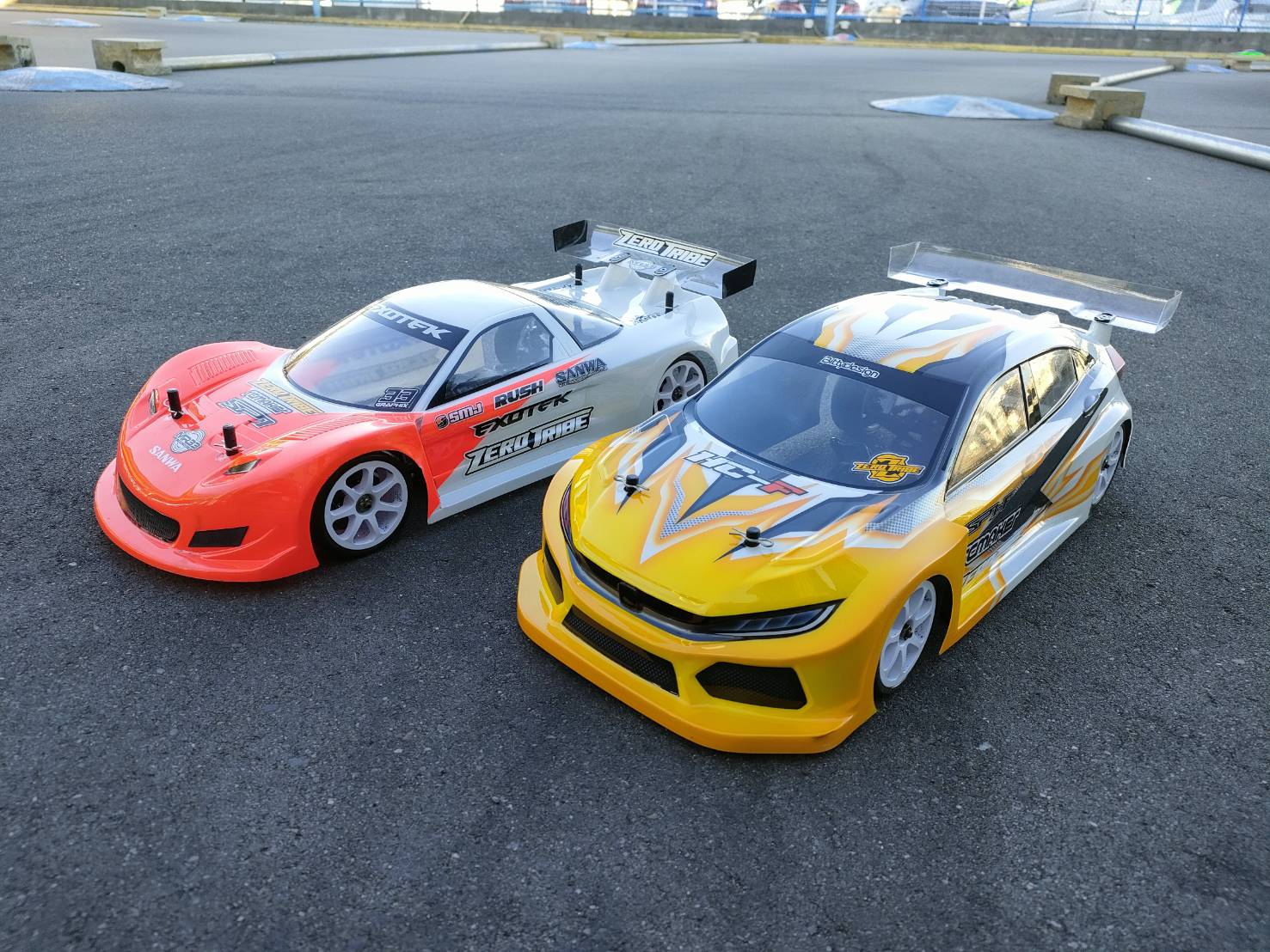 タムタム岐阜サーキットでのテスト＆デモ走行＆新製品紹介、好評