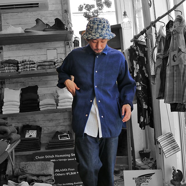 全サイズ完売！PC KENDO SHIRT JACKET（DARK NAVY） | TSUGU