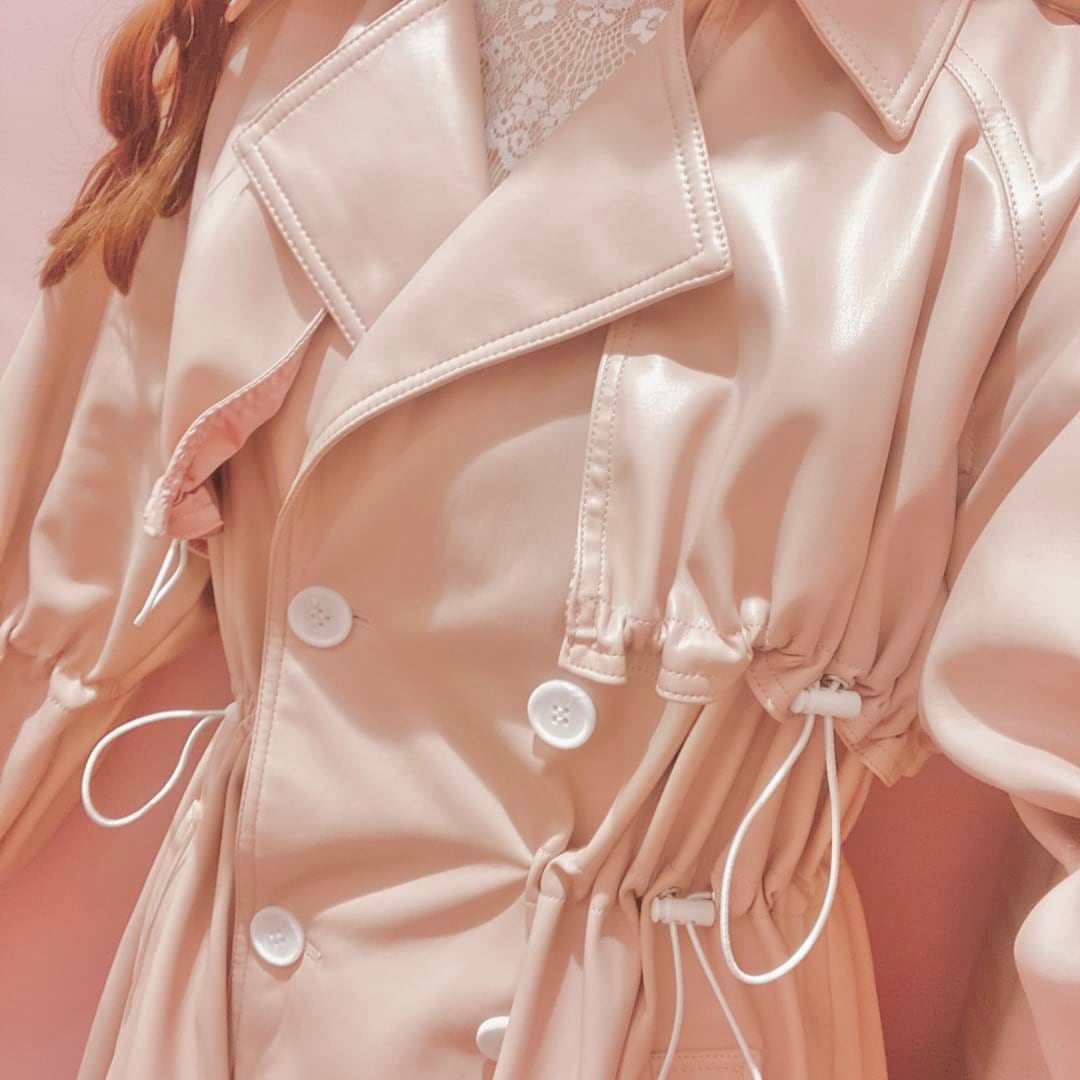 staff】バルーンレザーコート🤍chisaki | lilLilly official webstore