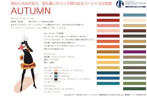 パーソナルカラープレゼンシート（各シーズン20枚入り） | icbishop