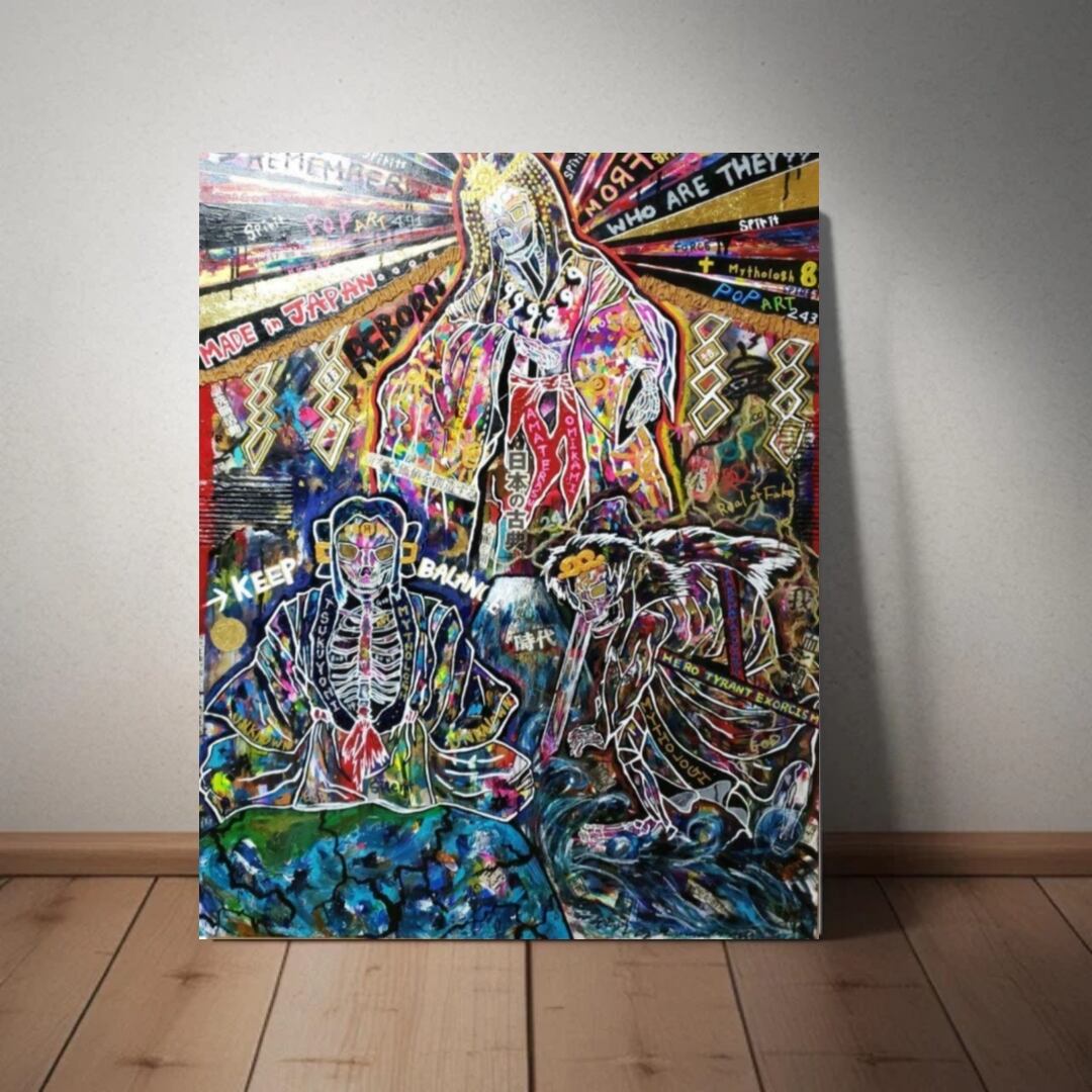 F50号】From Japan.《The soul of Asiaシリーズ 》 | 現代画家 Chika