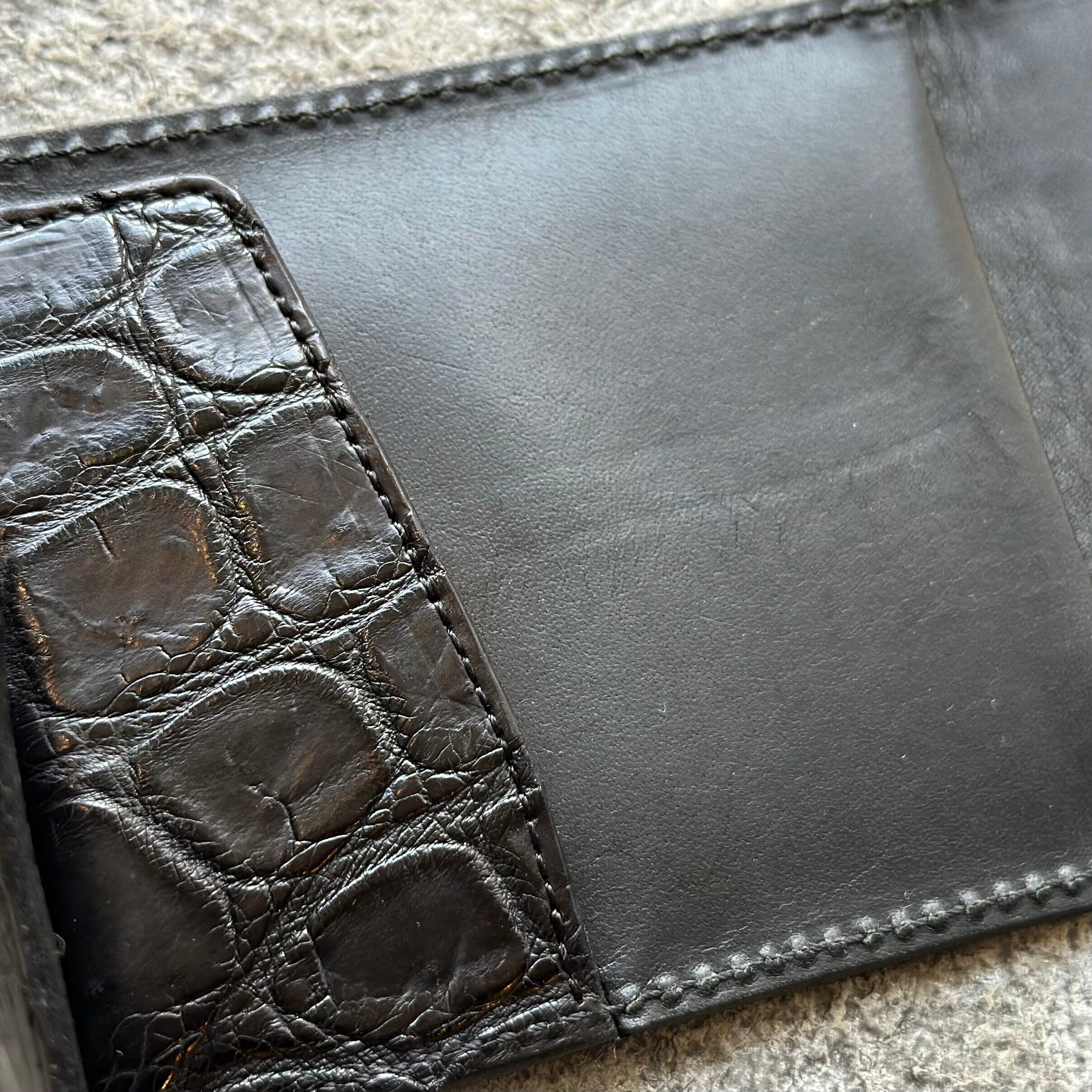 限定商品】マネージャケット ステルス クロコダイル(ブラック