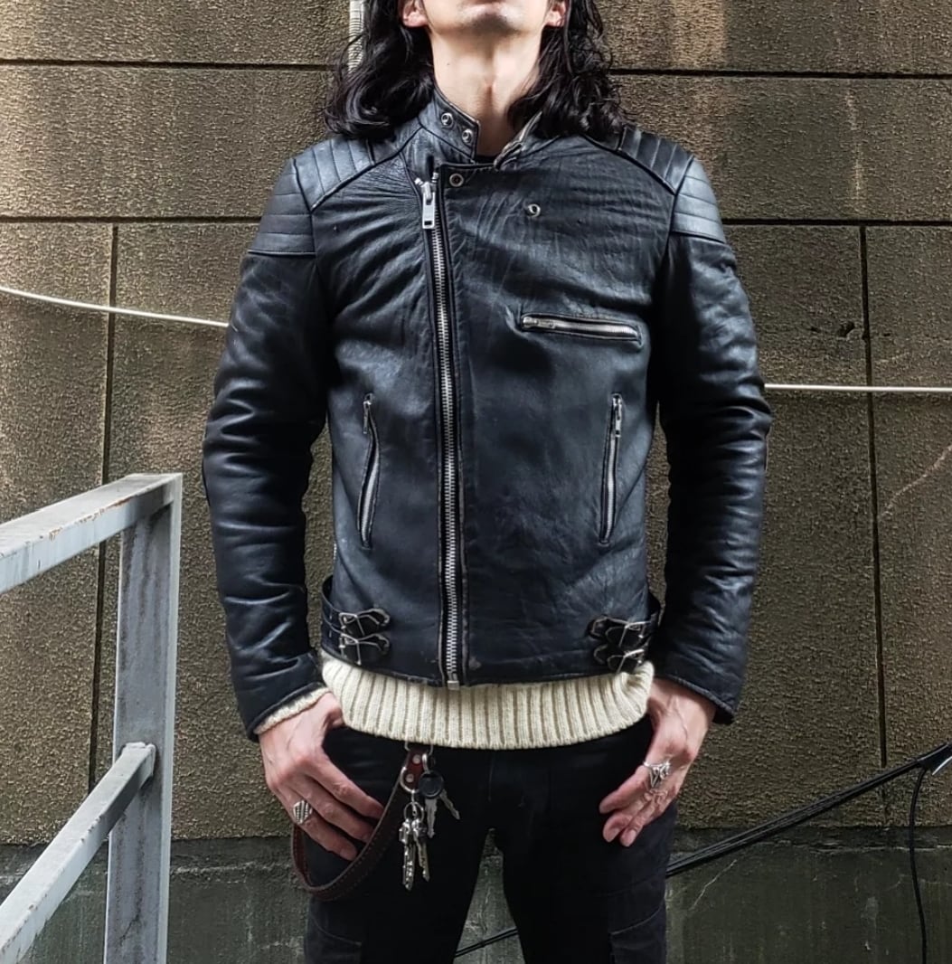 70-80s Vintage UK Riders Jacket ライダースジャケット ロンジャン